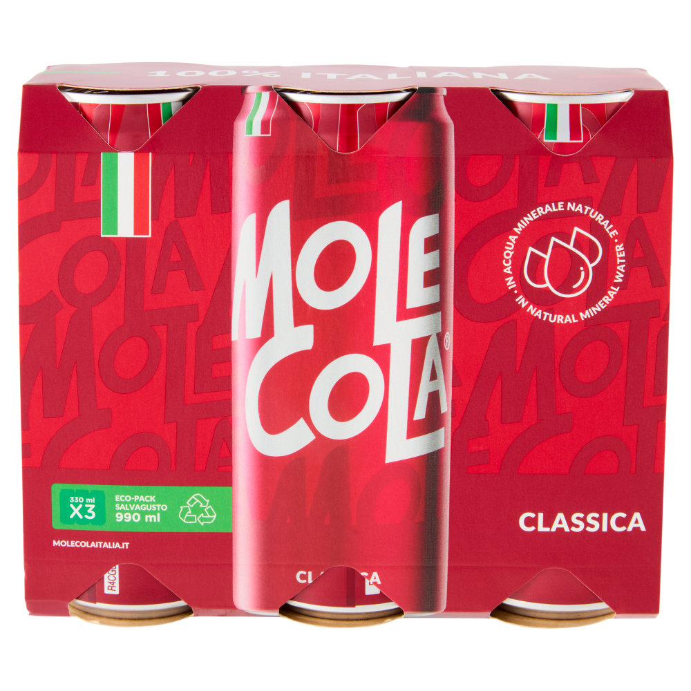 MoleCola Classica 3 x 330 ml