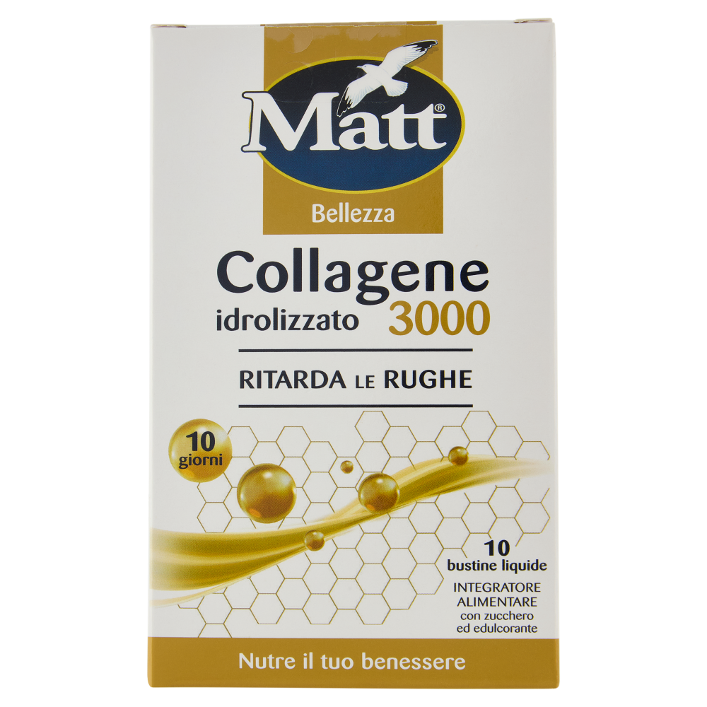 Matt Bellezza Collagene idrolizzato 3000 10 bustine liquide 100 ml