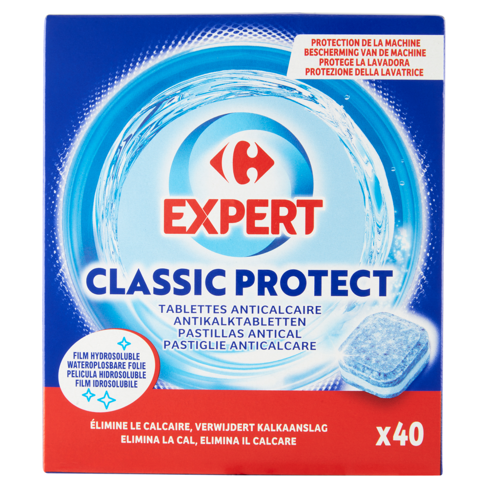 Carrefour Expert Classic Protect Pastiglie Anticalcare 40 x 10 g