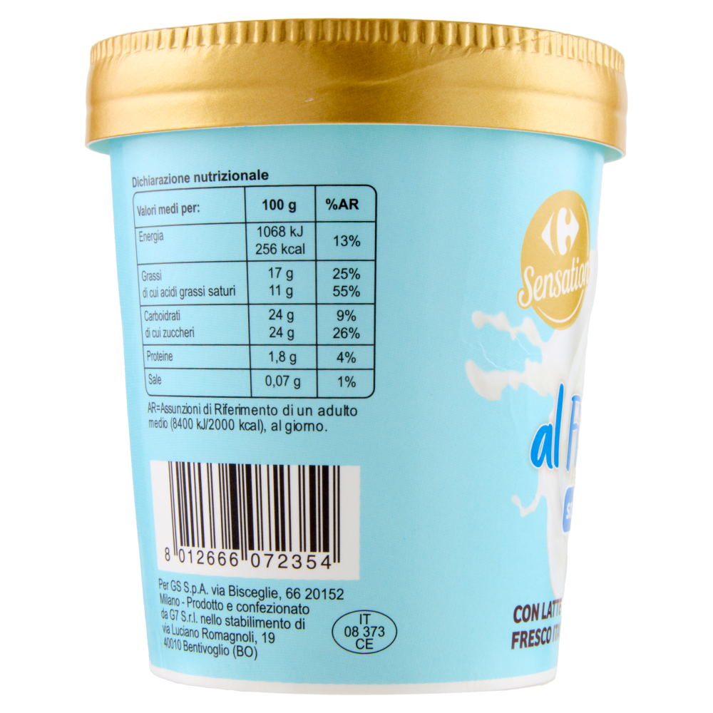 Carrefour Sensation Gelato al Fiordilatte 300 g