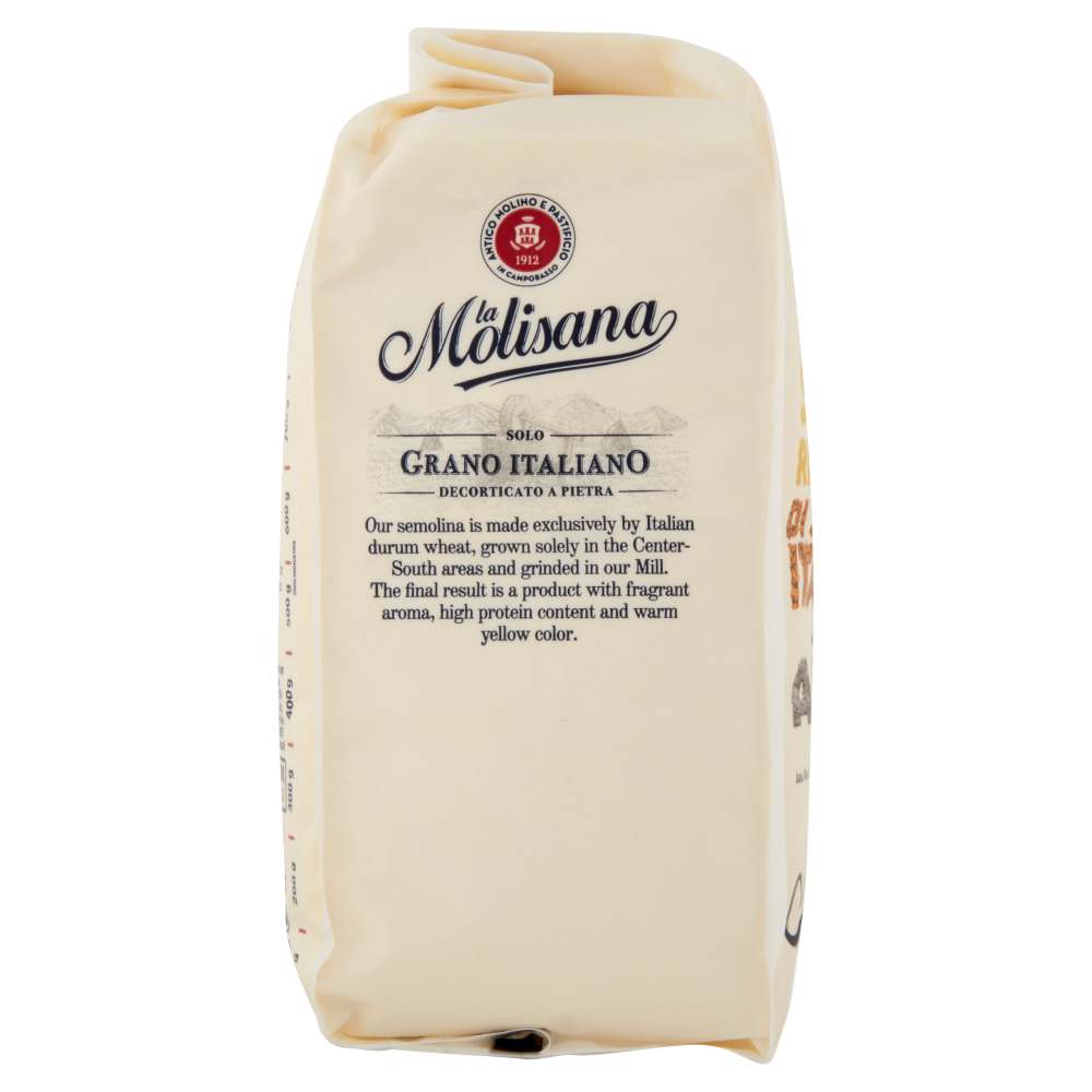 la Molisana Semola Rimacinata di Grano Duro Decorticato a Pietra 1000 g