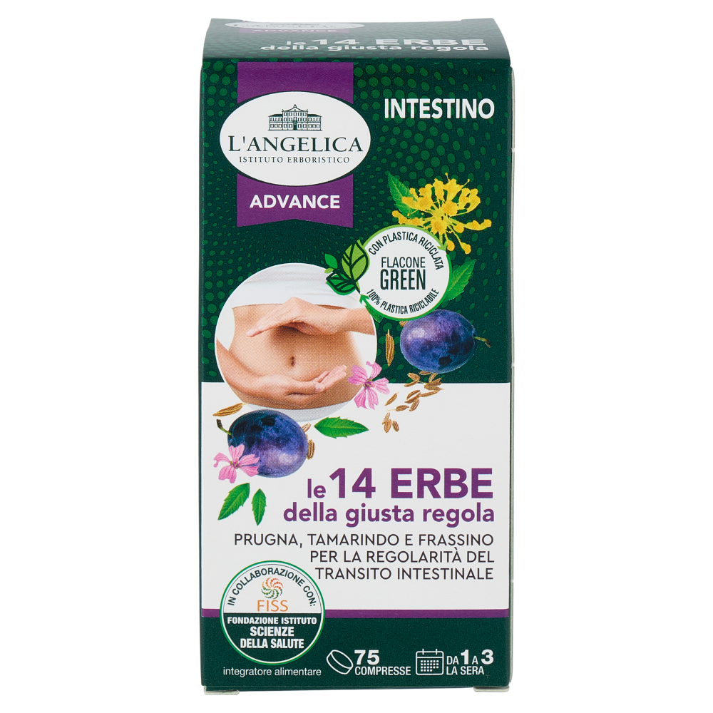 L'Angelica Advance le 14 Erbe della giusta regola 75 Compresse 39,75 g