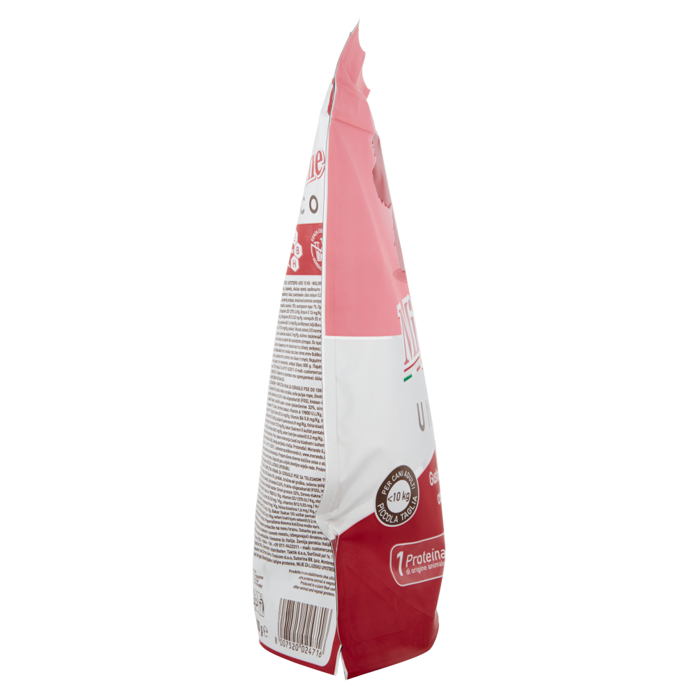 Migliorcane Unico Gustose Crocchette con Prosciutto per Cani Adulti <10 kg Piccola Taglia 800 g
