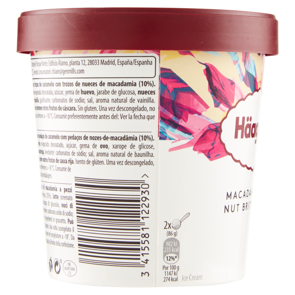 Häagen-Dazs Macadamia Nut Brittle 400 g