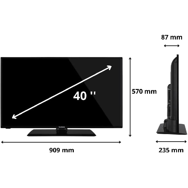 Telefunken TV LED 40'' TE40550