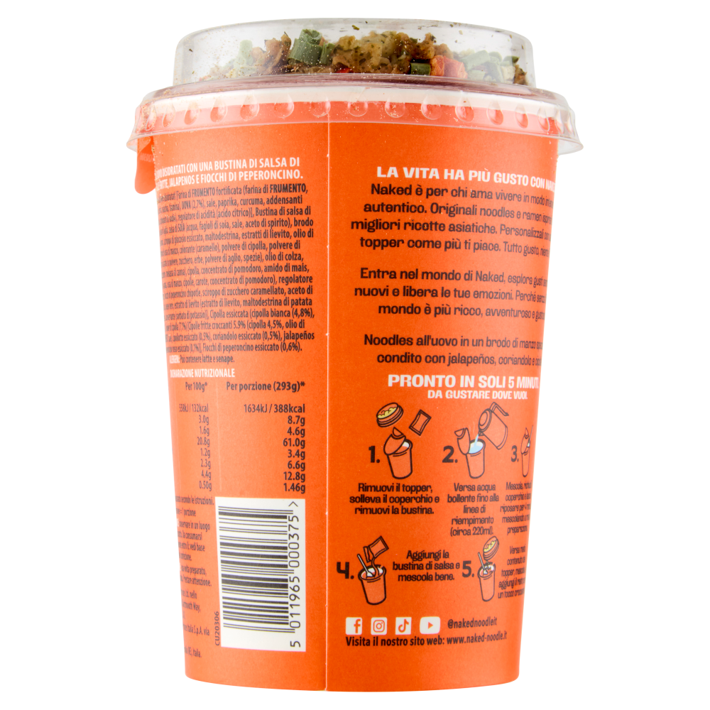 Naked Hot Beef Ramen 84 g