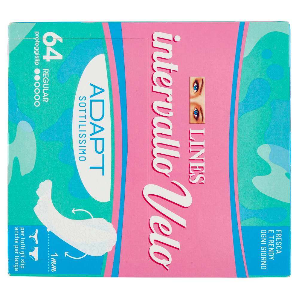 Lines intervallo Velo Adapt proteggislip Regular 64 pz