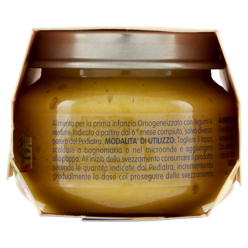 Mellin Primi Legumi 100% Naturale Omogeneizzato 2 x 80 g