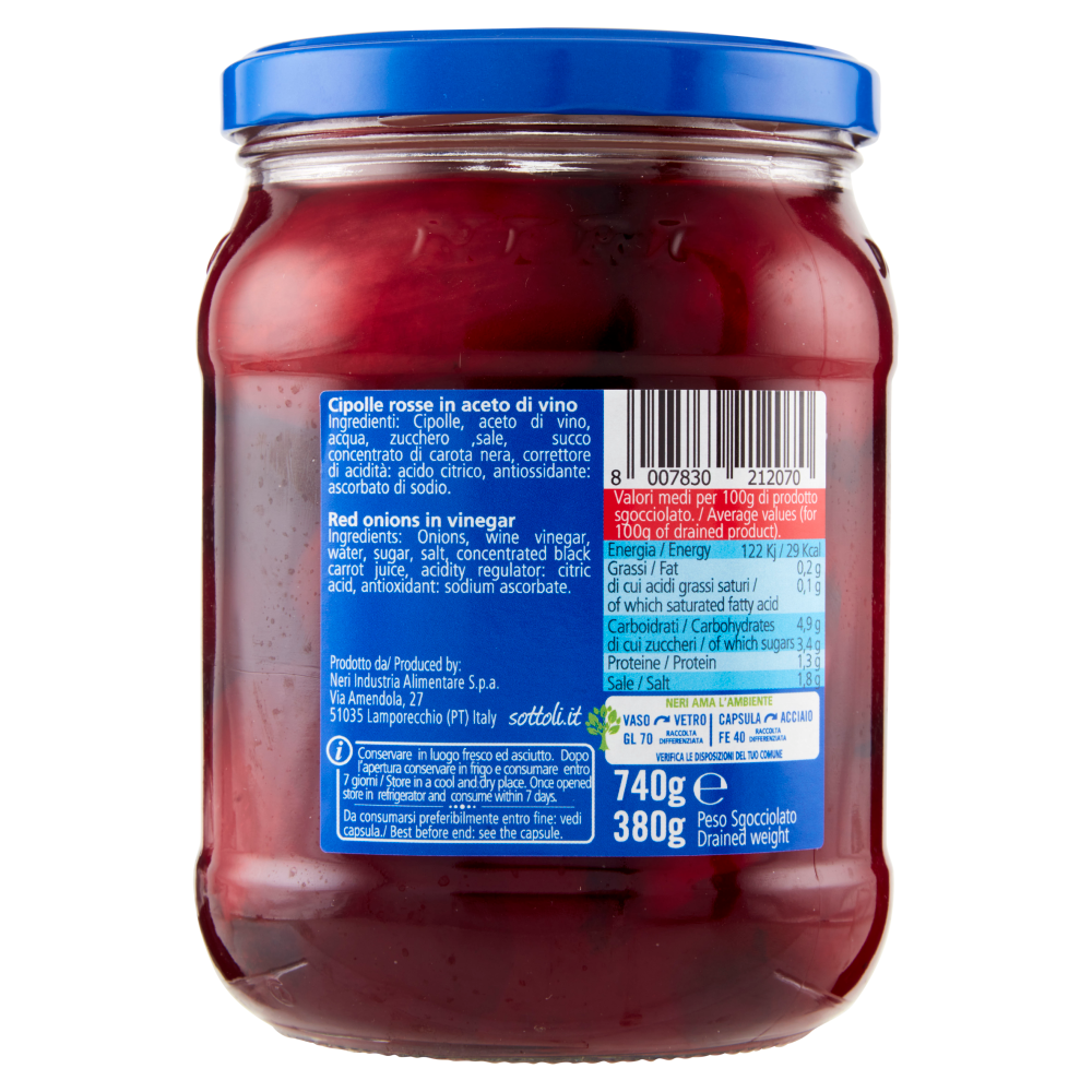 Neri Cipolle Rosse alla contadina 740 g