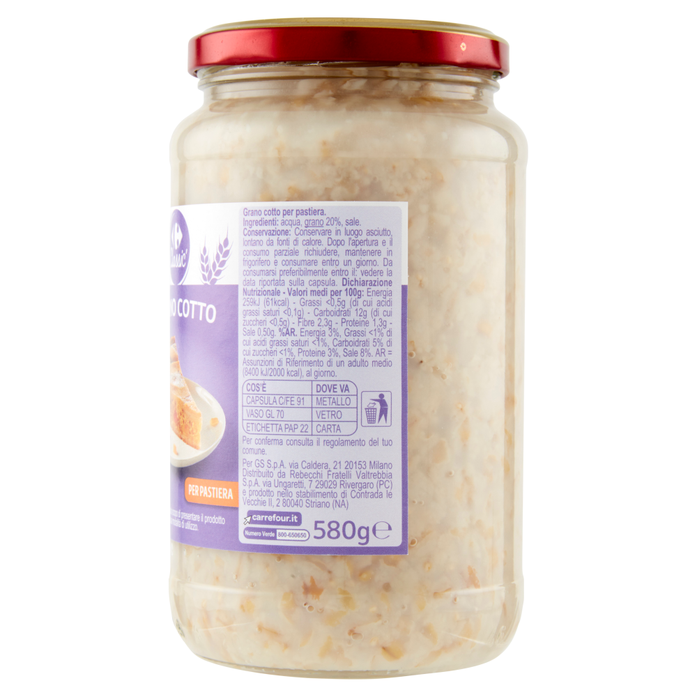 Carrefour Classic Grano Cotto 580 g
