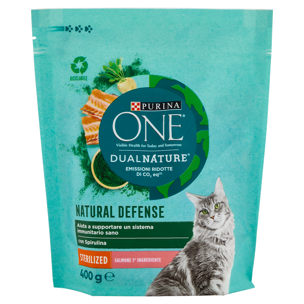 PURINA ONE DualNature Sterilizzato Salmone 400g