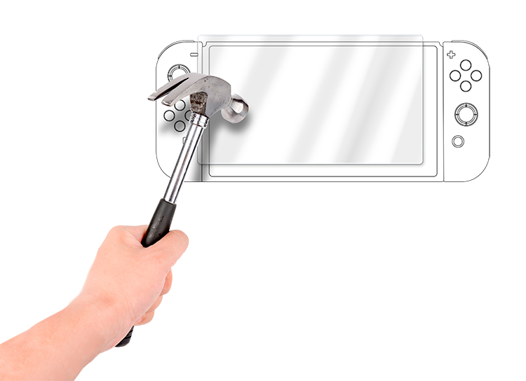 Bigben Interactive SWITCHTEMPGLASS parte e accessorio per console da gioco Protezione per schermo