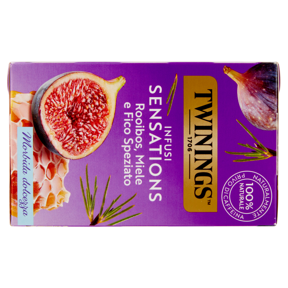 Twinings Infusi aromatizzati Sensations Rooibos, Miele e Fico Speziato 20 x 2 g