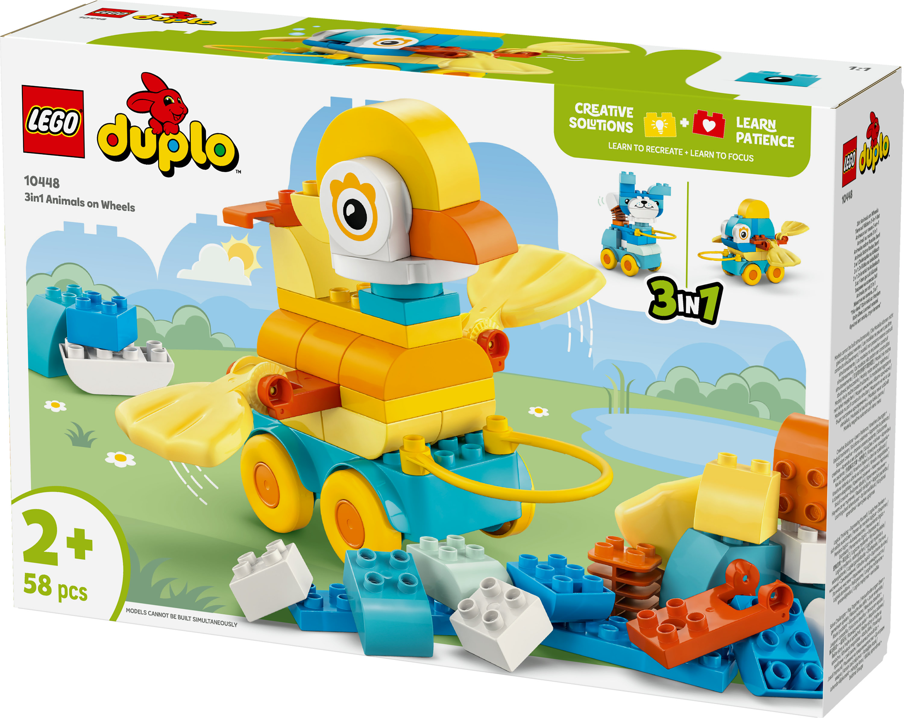 LEGO DUPLO Animali su ruote 3 in 1