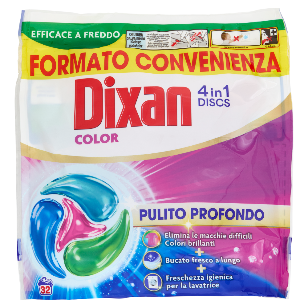 DIXAN Discs Color 32pz (528g)