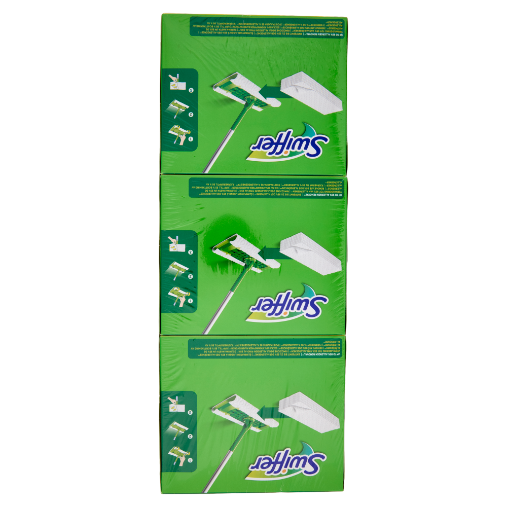 Swiffer Panni Catturapolvere per Scopa Swiffer Profumo Fresco e Pulito - Ricarica 90 Panni