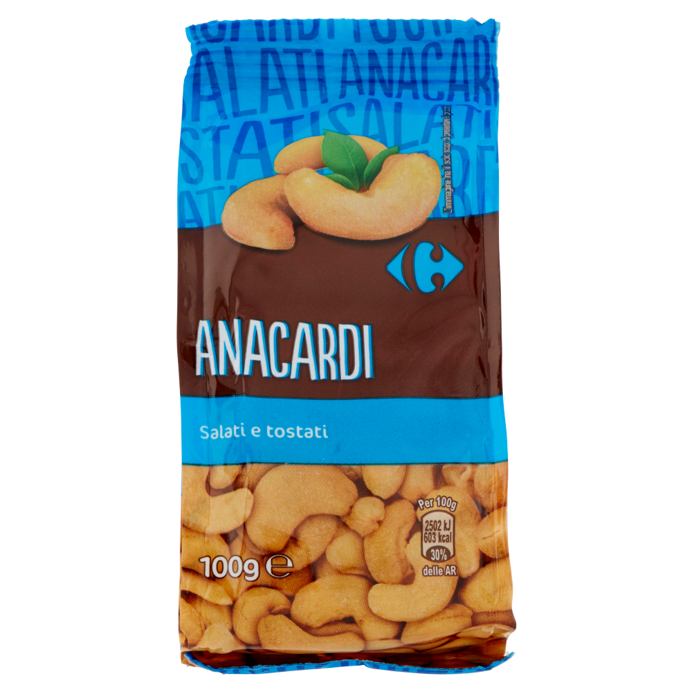 Carrefour Anacardi Salati e tostati 100 g