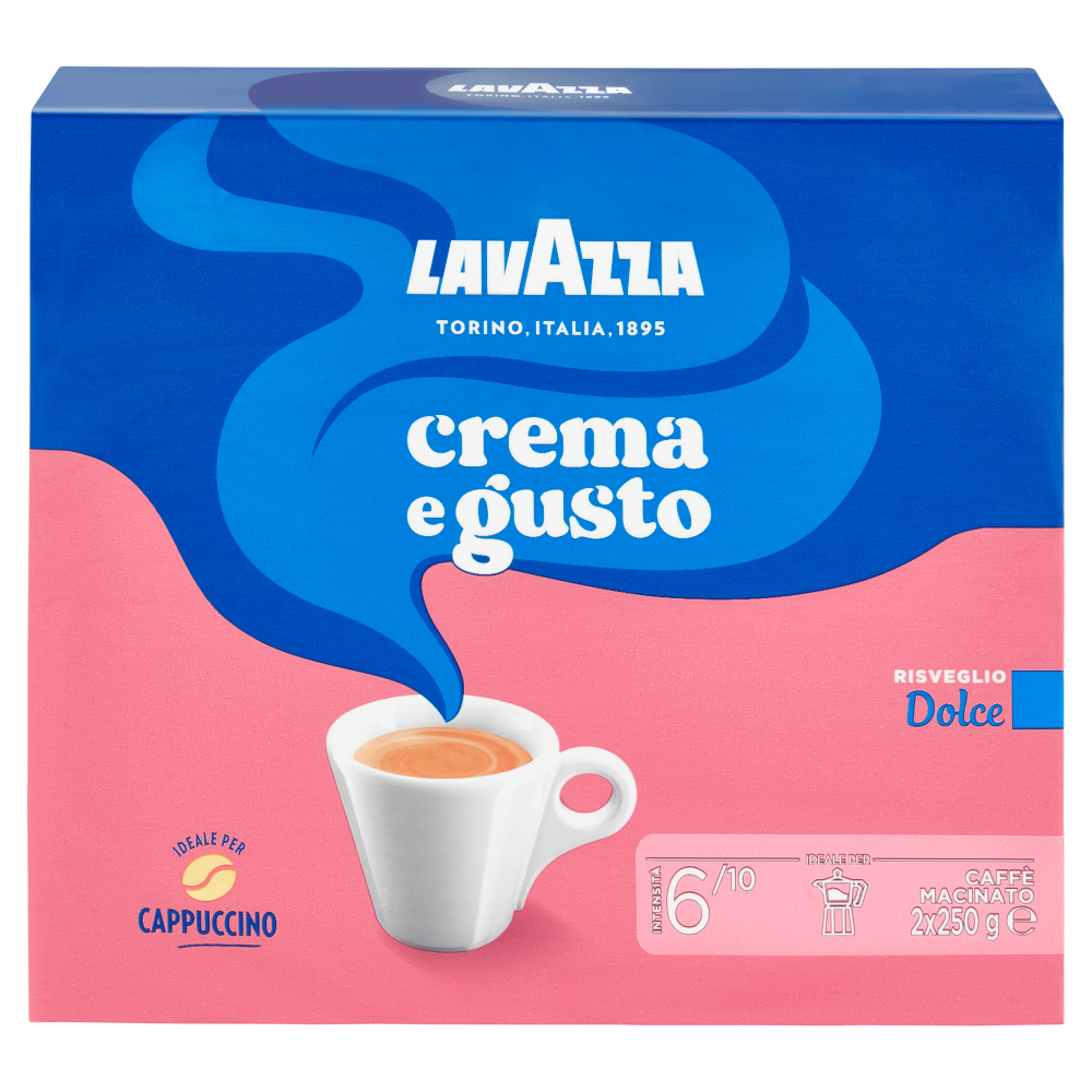 Lavazza crema e gusto Forte Caffè Macinato 2 x 250 g
