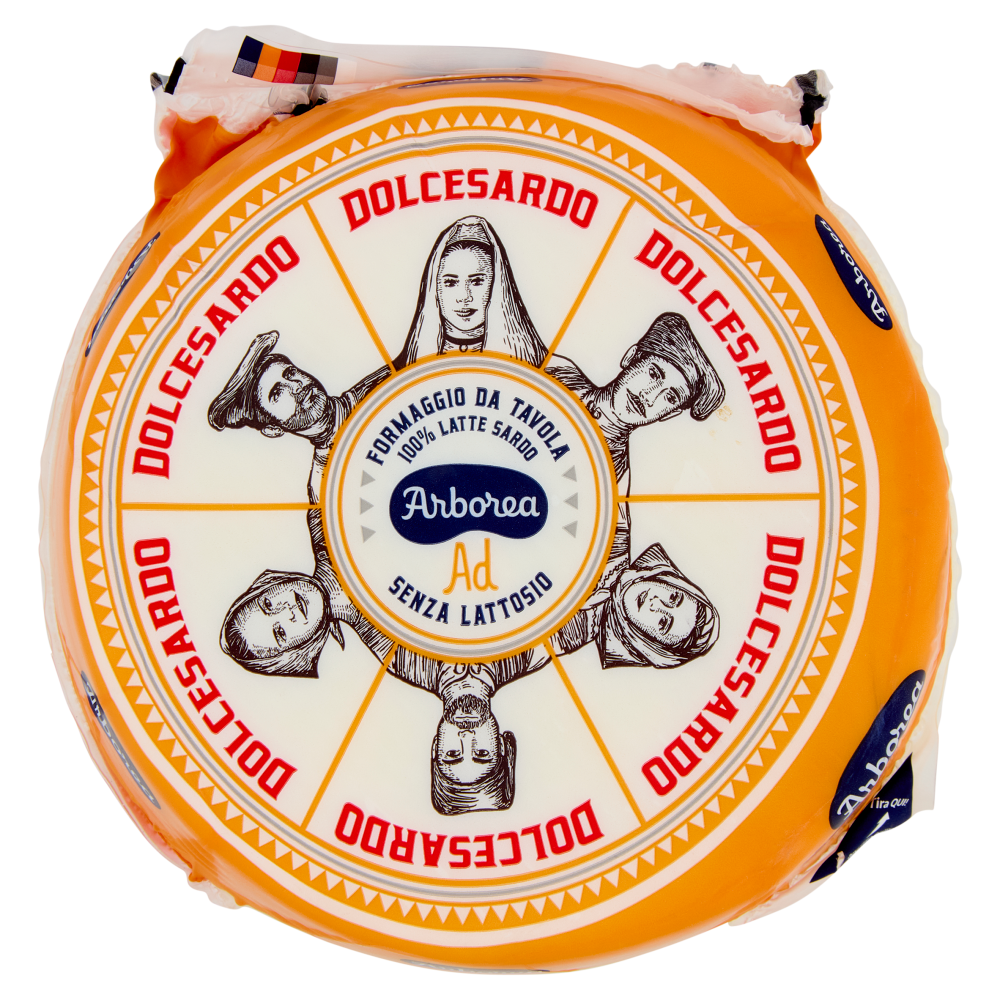 Arborea Ad Dolcesardo Formaggio da Tavola Senza Lattosio 500 g