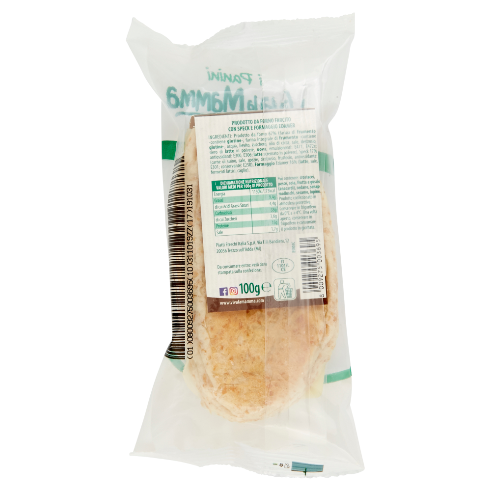 Fratelli Beretta i Panini Viva la Mamma Speck e Formaggio 100 g