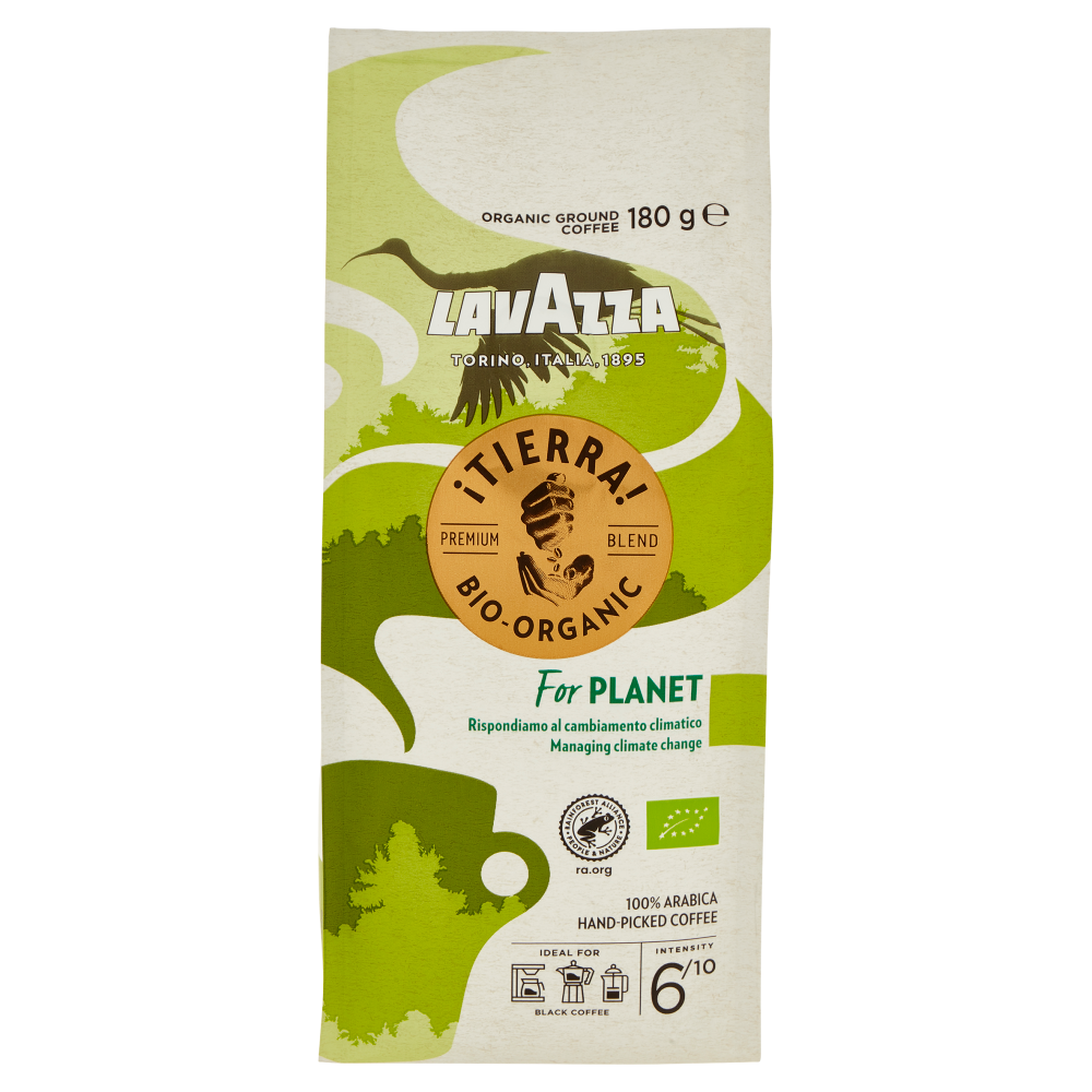 Lavazza iTierra! Bio-Organic For Planet Caffè Macinato 180 g