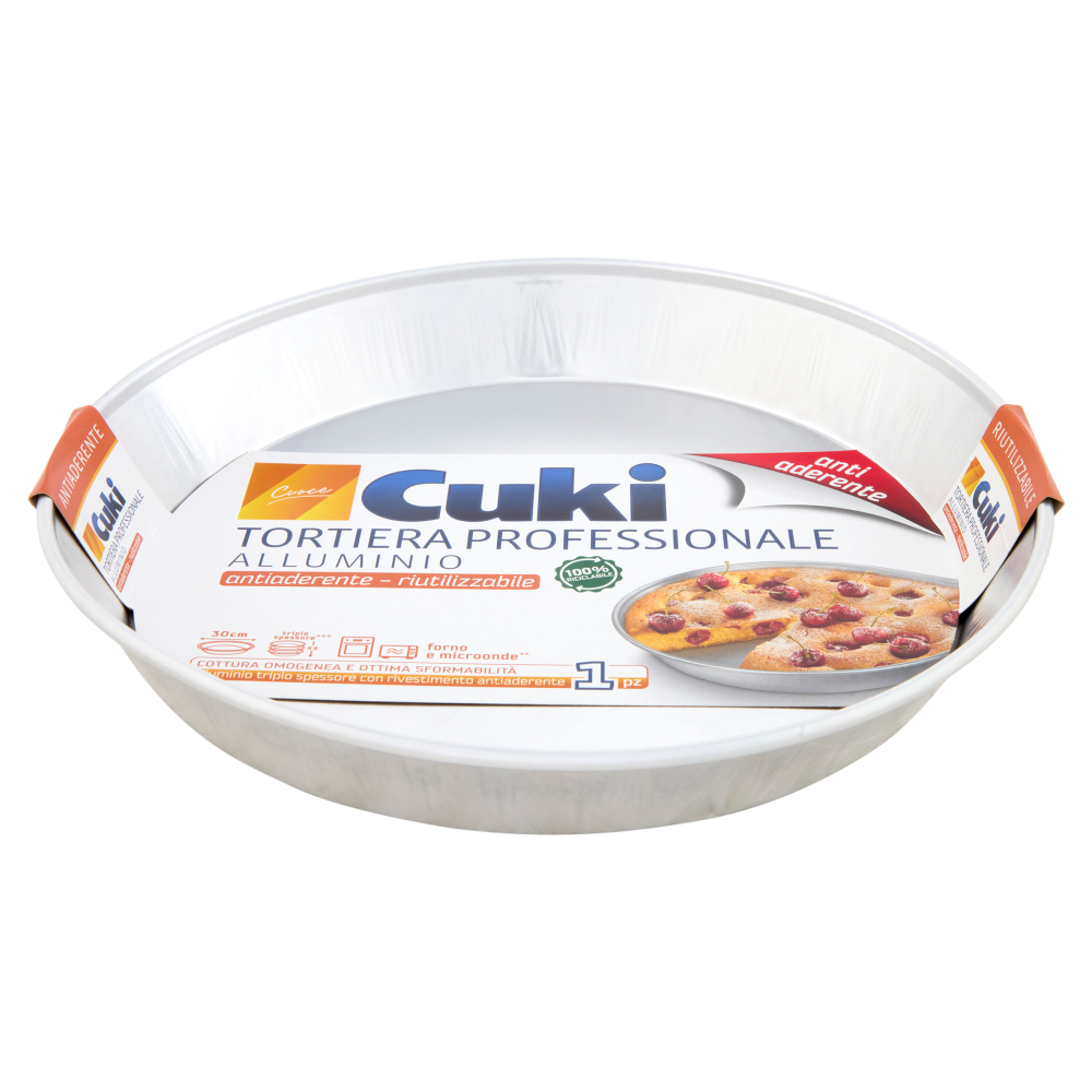 Cuki Cuoce Tortiera Professionale Alluminio 30 cm 1 pz
