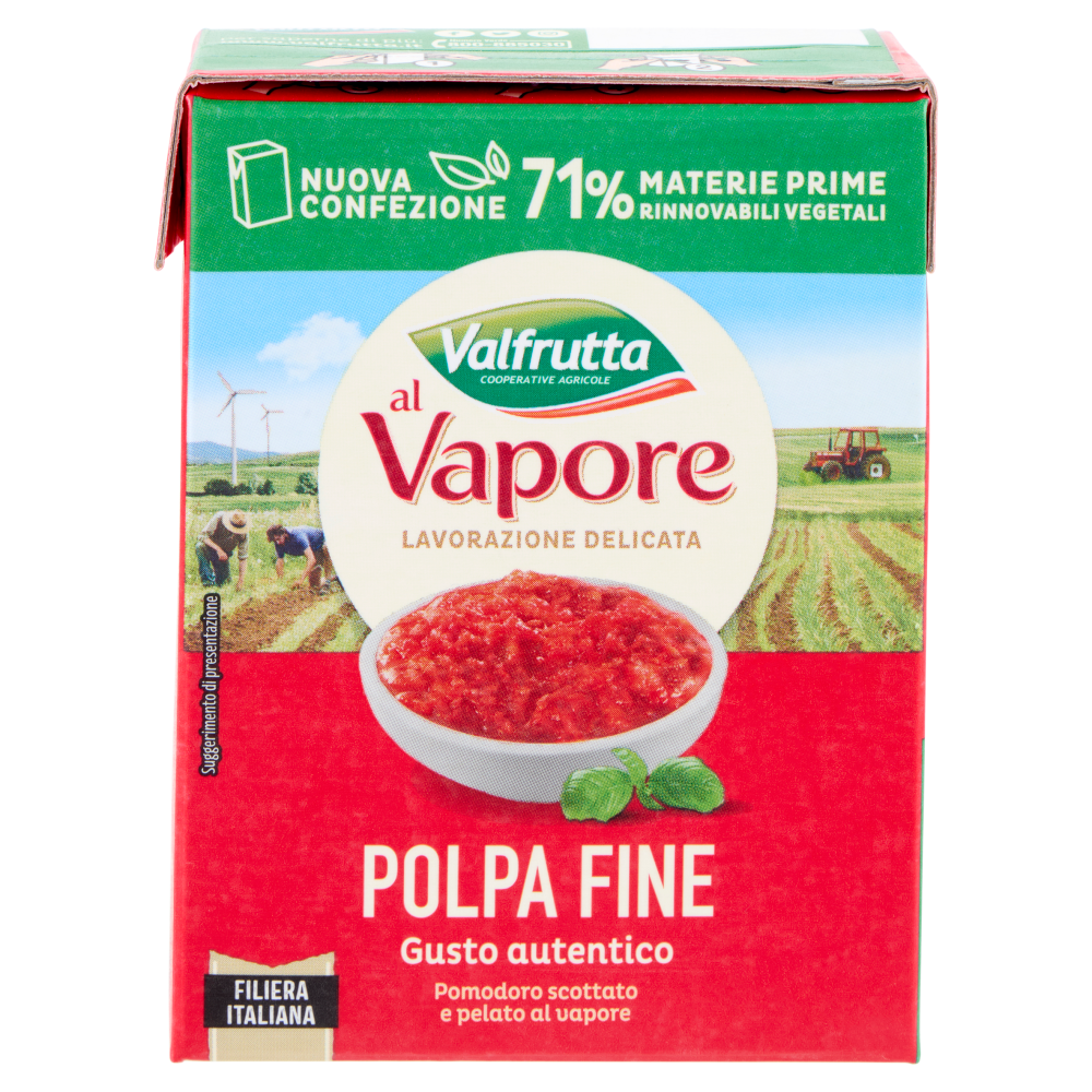 Valfrutta al Vapore Polpa Fine 390 g