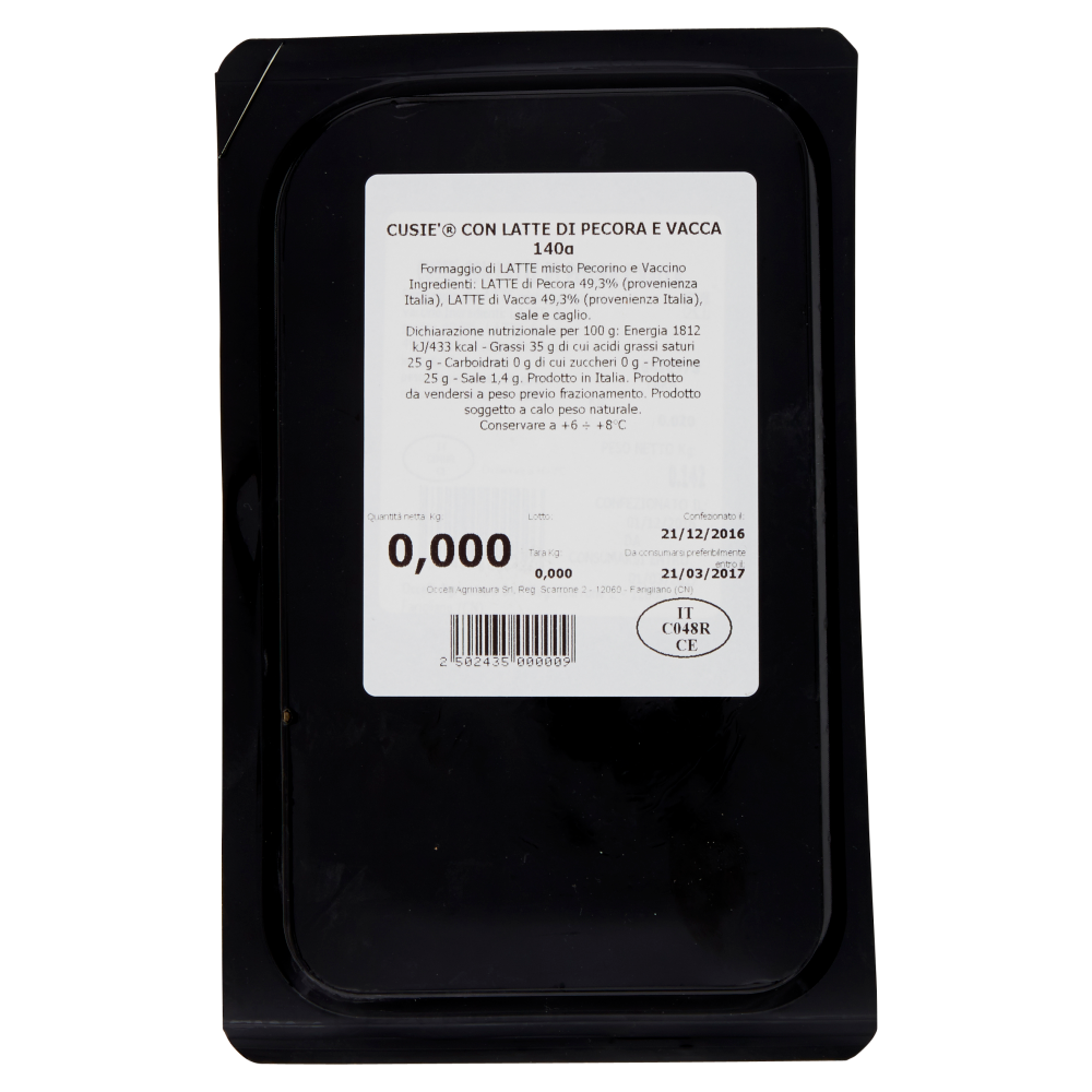 Beppino Occelli Occelli Cusi&egrave; con latte di pecora e vacca