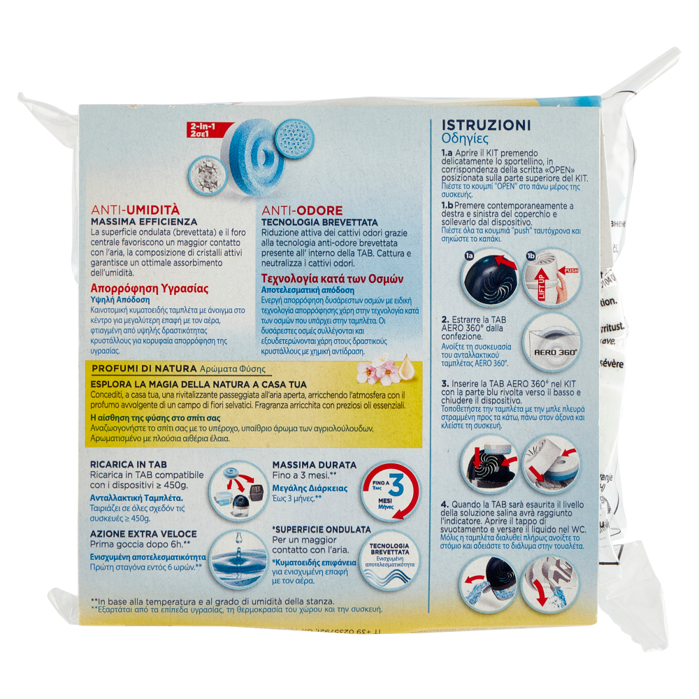 ARIASANA Aero 360 Tab Fiori di campo 450 g