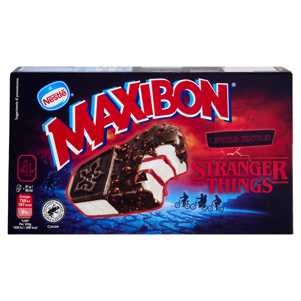 NESTL&Eacute; Maxibon Limited Edition Stranger Things 4x61g