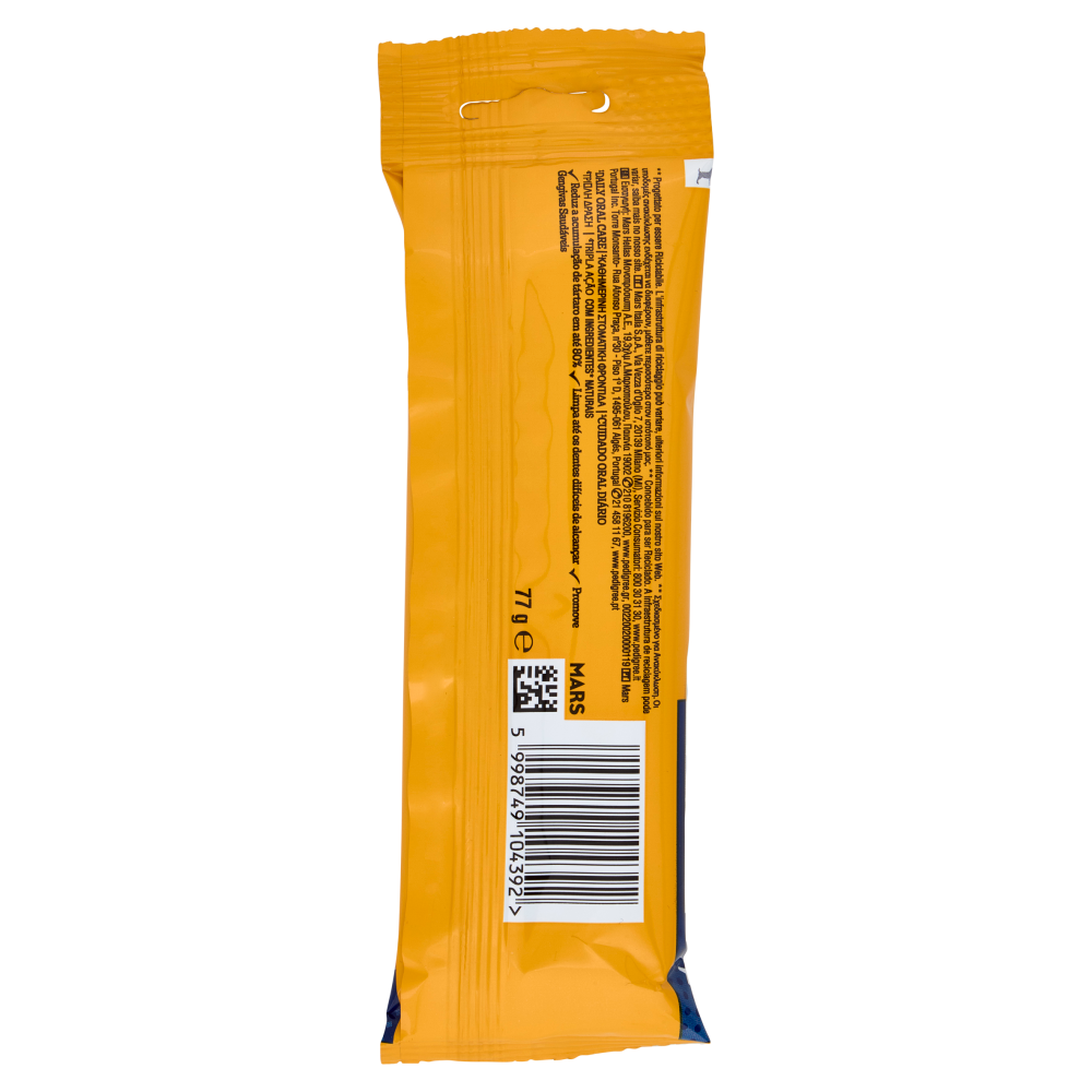 Pedigree Dentastix Snack per igiene orale Cane Medio 3 Pezzi 77 g