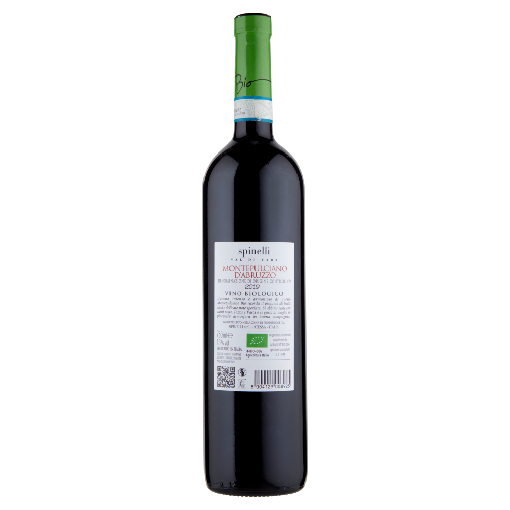 spinelli Val di Fara Bio Montepulciano d'Abruzzo DOC 750 ml