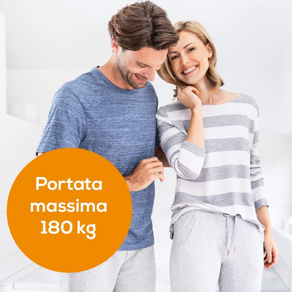 Beurer GS 235 Bilancia in Vetro con Superficie Antiscivolo e Magic Display, nero