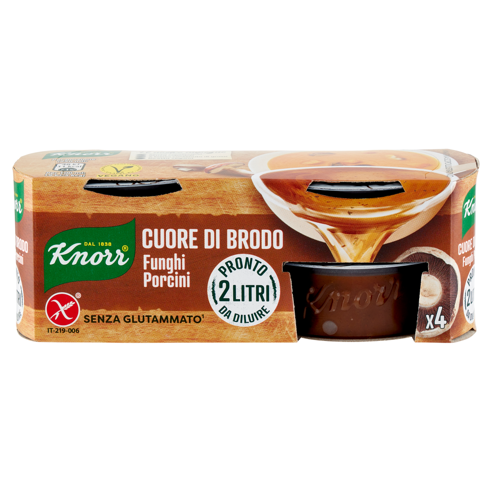 Knorr Cuore di Brodo Funghi Porcini 4 x 28 g Carrefour