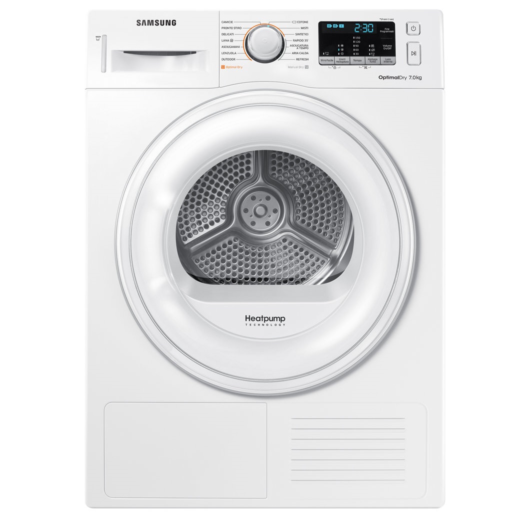 Samsung DV70M50201W asciugatrice Libera installazione Caricamento frontale 7 kg Bianco