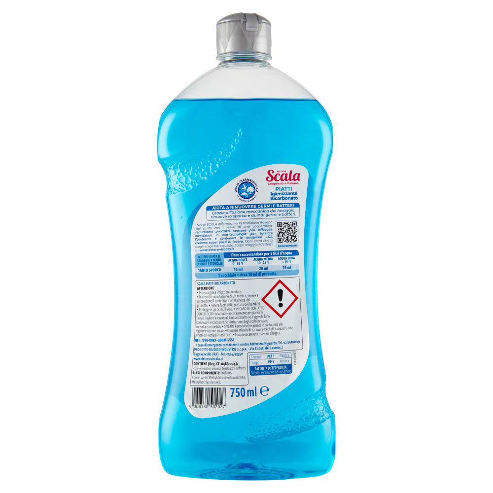 Scala Piatti Igienizzante Bicarbonato 750 ml