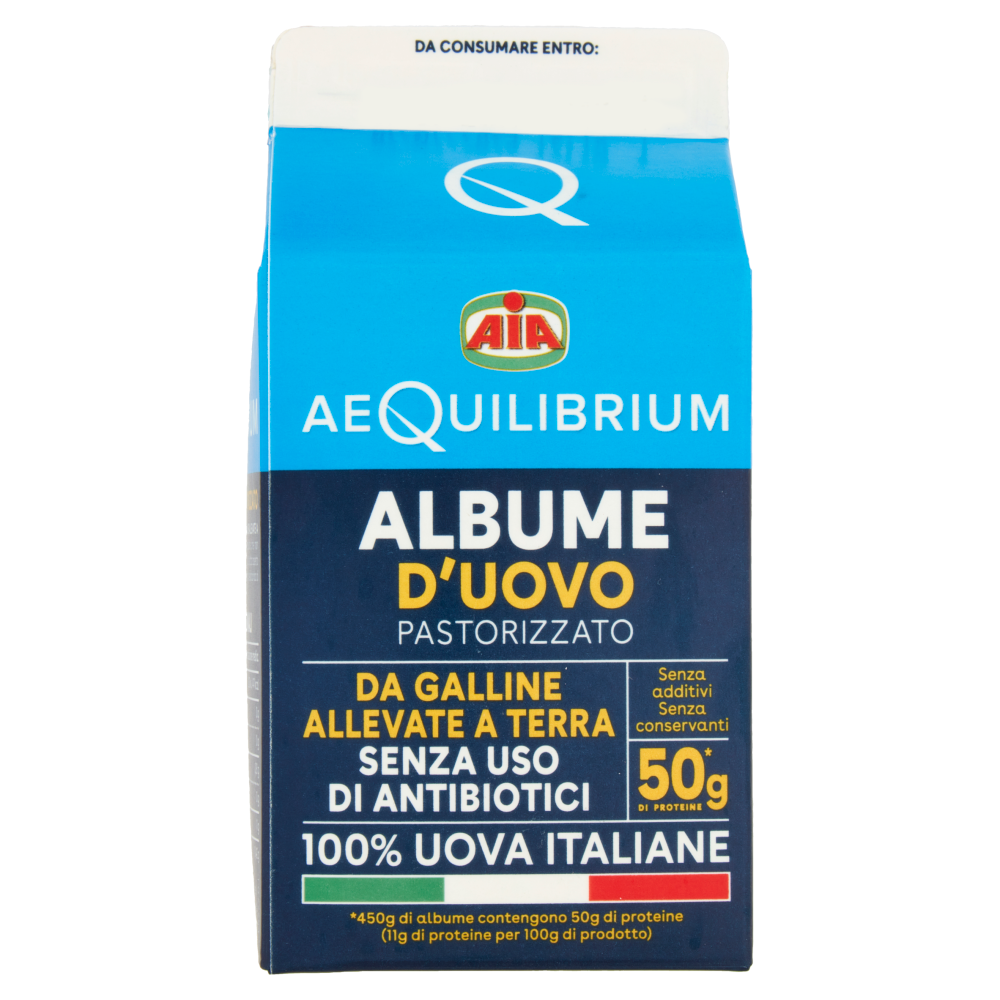Aia aeQuilibrium Albume d'Uovo Pastorizzato 450 g