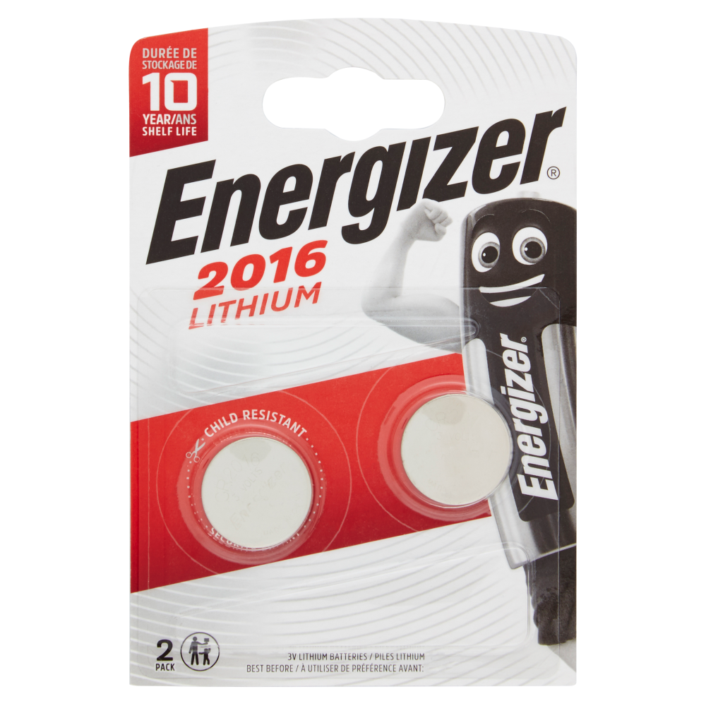 Energizer 2016 Lithium 2 pz