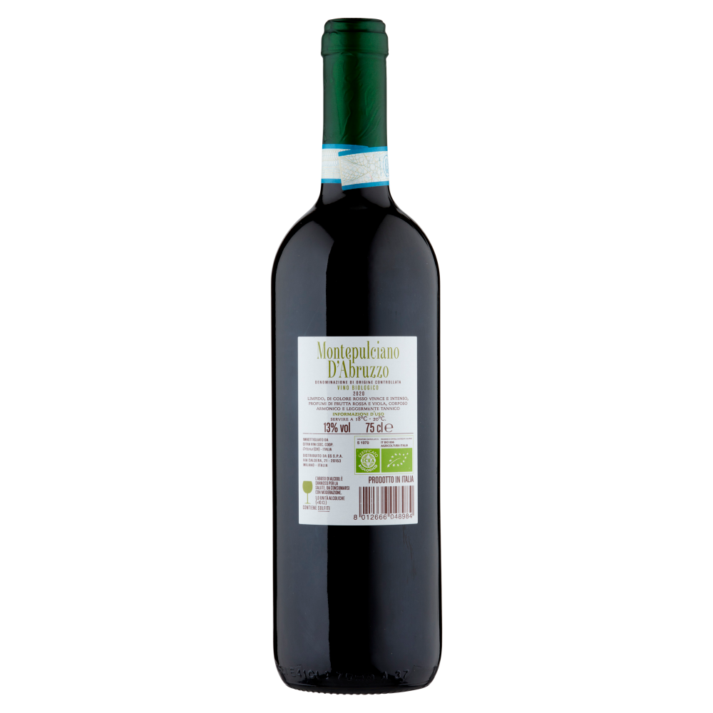 Tralcio Antico Montepulciano d'Abruzzo DOC Vino Biologico 75 cl