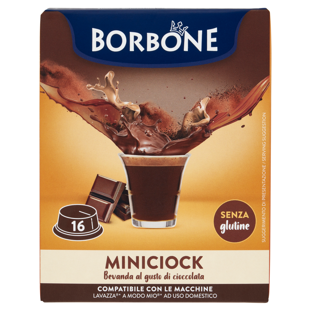 Borbone Miniciock Compatibile Lavazza* A Modo Mio* 16 Capsule 16 x 8 g