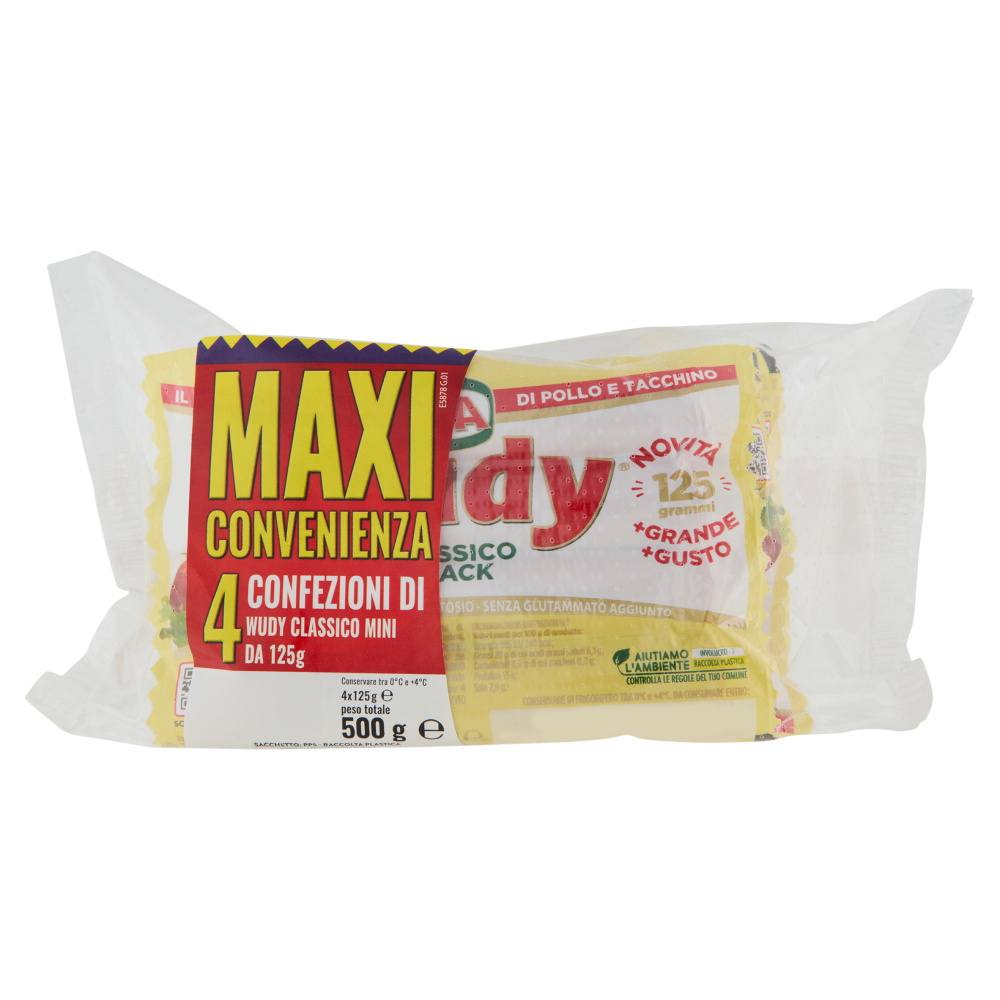 Aia Wudy Classico Mini 4 x 125 g