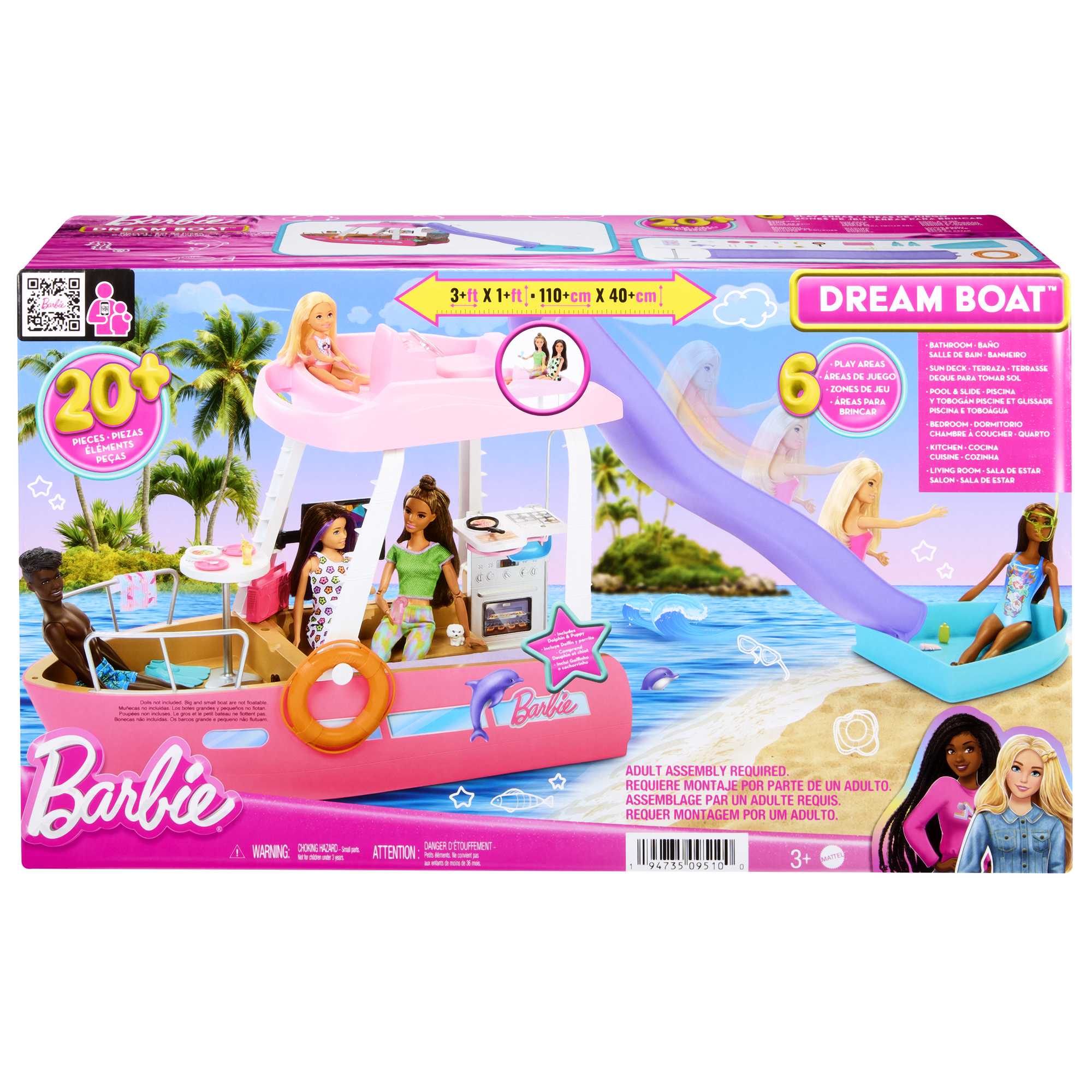Barbie HJV37 accessorio per bambola Barca per bambola