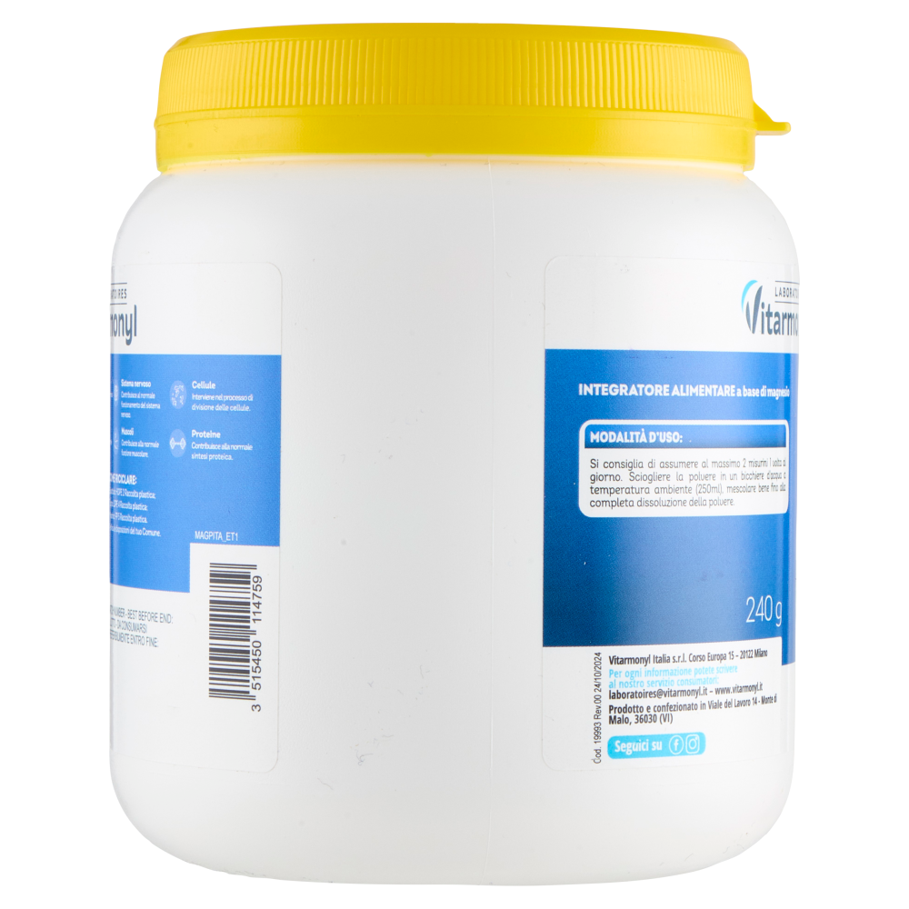 Laboratoires Vitarmonyl Magnesio Puro 240 g