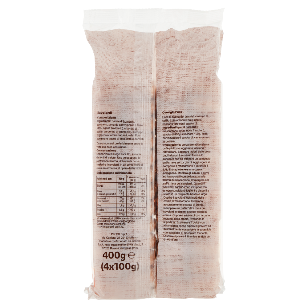 Carrefour Original Savoiardi 4 x 100 g