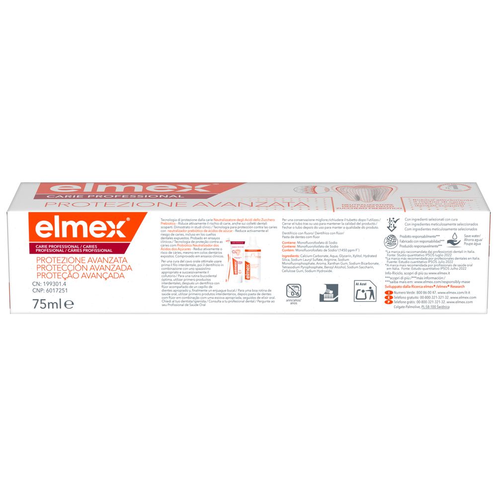 elmex dentifricio Carie Professional protezione avanzata 75 ml