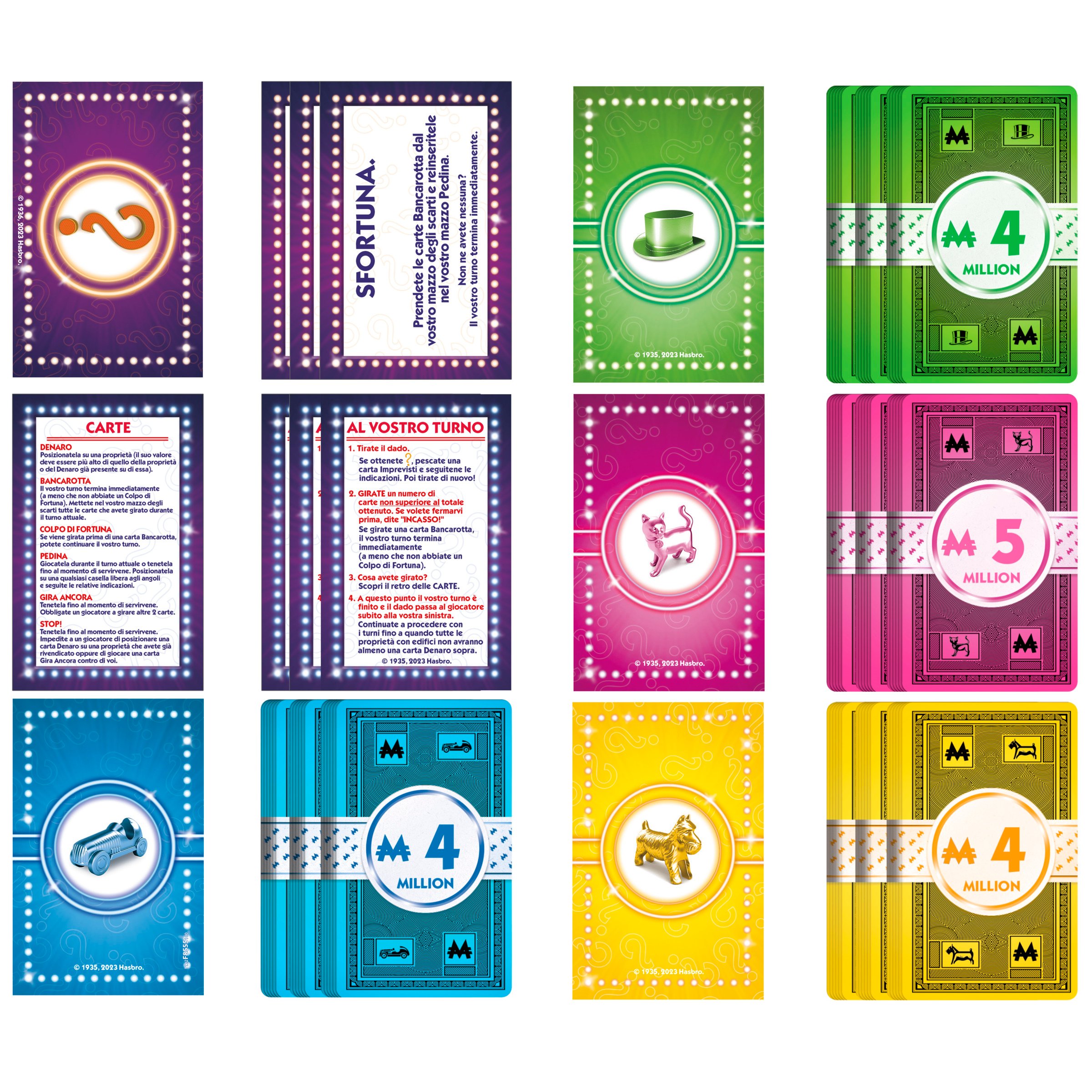 Monopoly Chance, gioco da tavolo, gioco per famiglie di veloce da 2 a 4 giocatori