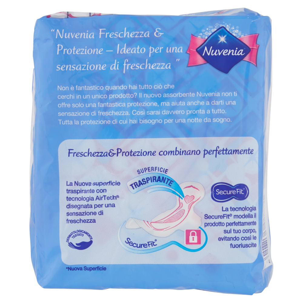Nuvenia Freschezza & Protezione Notte Ultra con Ali 10 pz
