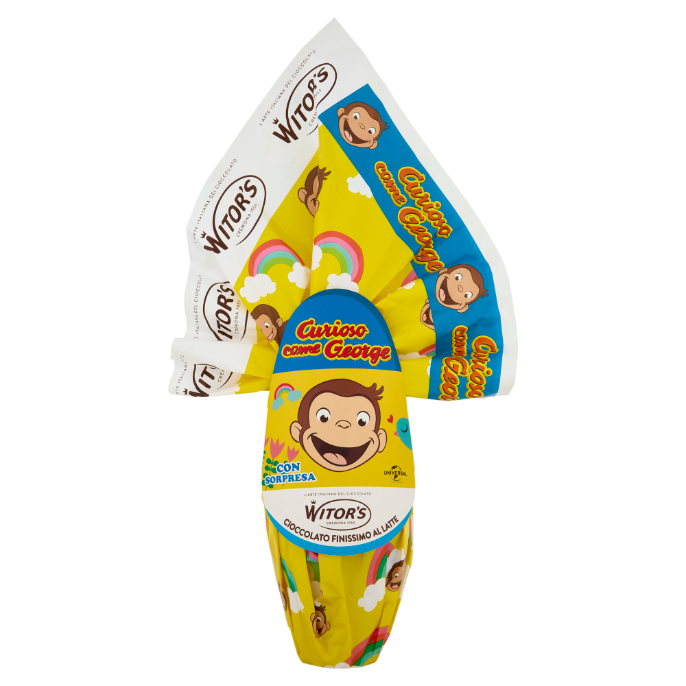 Witor's Uovo Curioso come George Cioccolato Finissimo al Latte 150 g