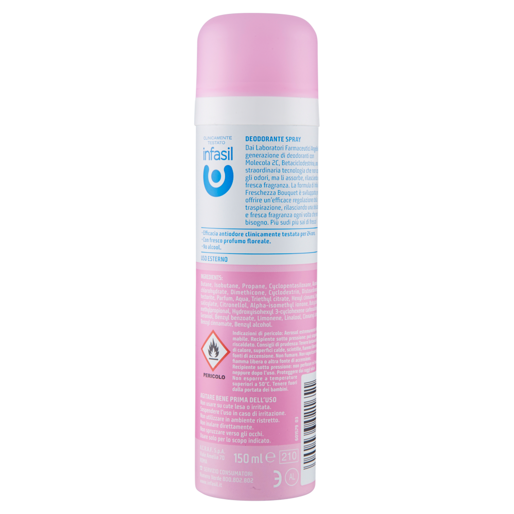 infasil Freschezza Bouquet Deodorante Spray 150 ml