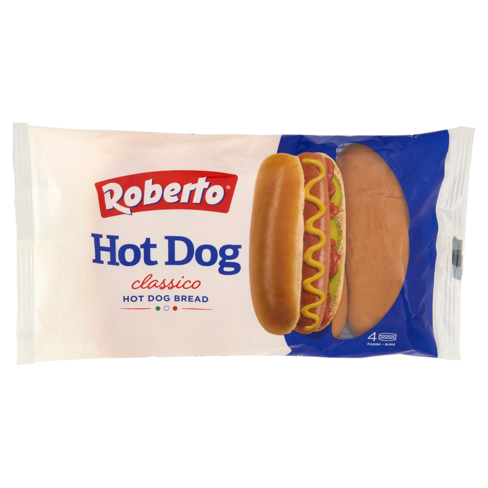 Roberto Hot Dog classico 4 Panini 250 g